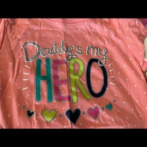 Daddy’s my hero shirt